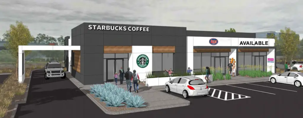 Ground-Up Sorrento Mesa Starbucks, Jersey Mikes Slated For Summer, Early-Fall Debut - Rendering 1